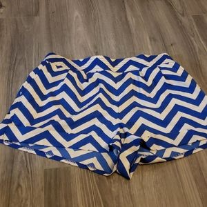 Chevron print shorts
